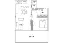 [Translate to ru:] 1 bedroom apartment